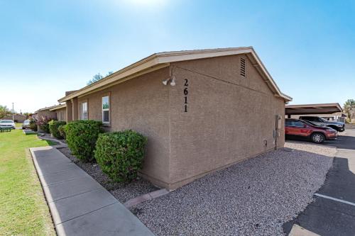 a brown building with a number on the side of it at RUDRASAI 2611-Tempe,AZ in Tempe