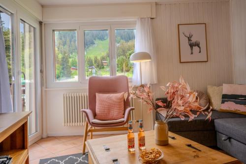 Appartement spacieux, Face aux télécabines