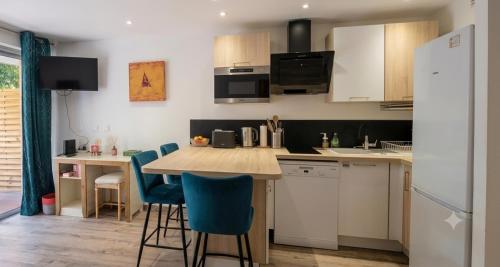 Studio Cosy avec Jardin Privé À 50m de la mer