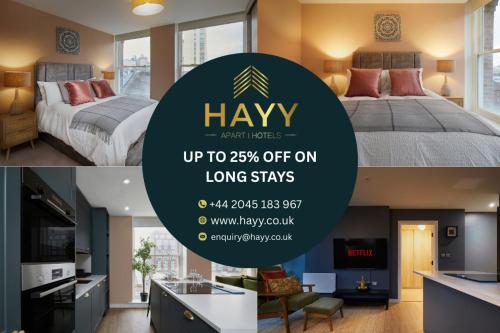 Foto Hayy Luxury 2 Bed Apartments in Leeds City Centre 1