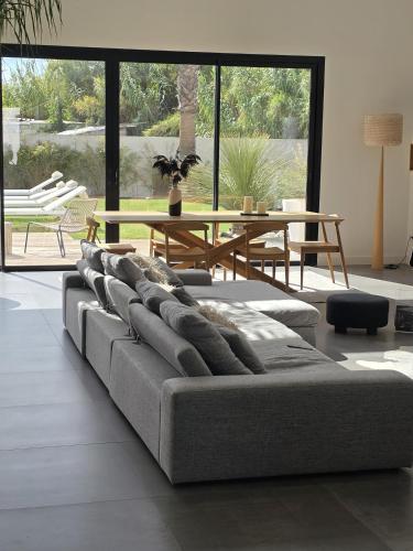 VILLA CAMARINES CAP D AGDE 50 M DES PLAGES DE ROCHELONGUE-Piscine privée