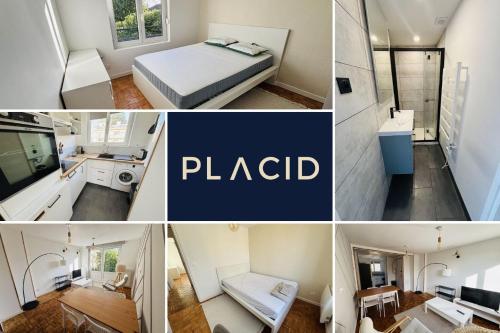 a collage of photos of a small apartment at Le T3 Malpeaux – Arras Centre in Arras