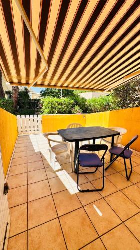 Studio Rez de jardin, à 5 min des plages