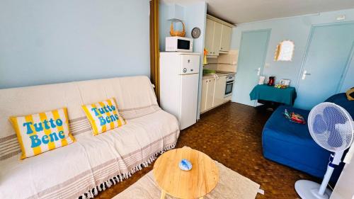 Studio Rez de jardin, à 5 min des plages