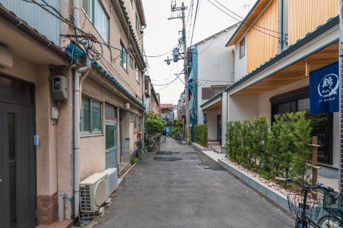 鶴Inn 贅沢な和モダン一軒家 花園町駅徒歩5分 難波 心斎橋 梅田 関西空港へ直通 和楽居