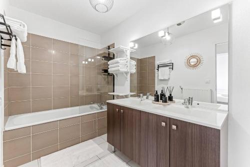 Grand Duplex T4 • Terrasse • Parking • Centre