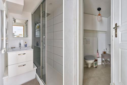Abbesses 18th Bright Studio with Private Courtyard by Mey Agency