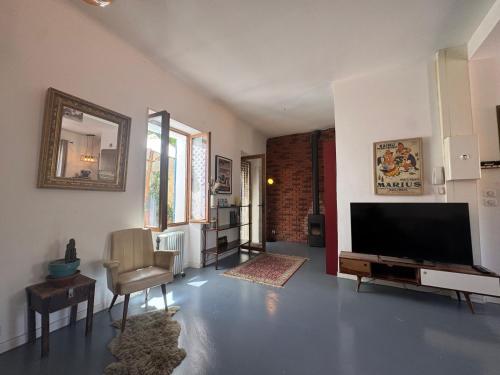 Appartement chaleureux avec jardin