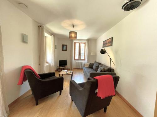 Appartement central à Chamonix avec parking et wifi, proche pistes
