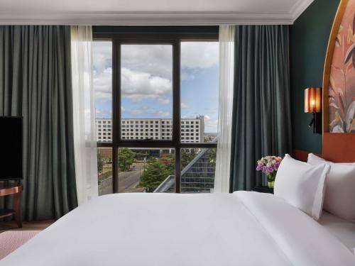 Krevet ili kreveti u jedinici u okviru objekta Pullman Nairobi Upper Hill