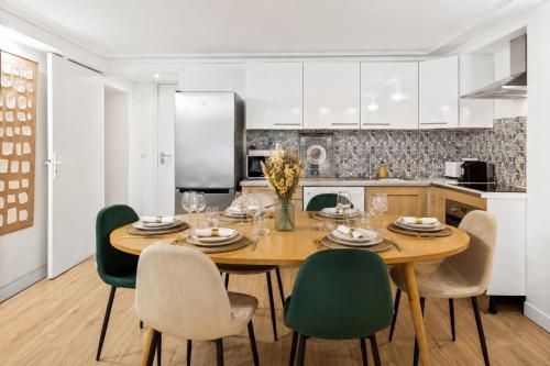 Beautiful Spacious Apartment 3BR 8P near street Montorgueil