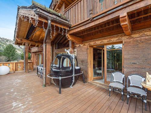 Chalet de luxe avec espace détente, sport et spa à Méribel