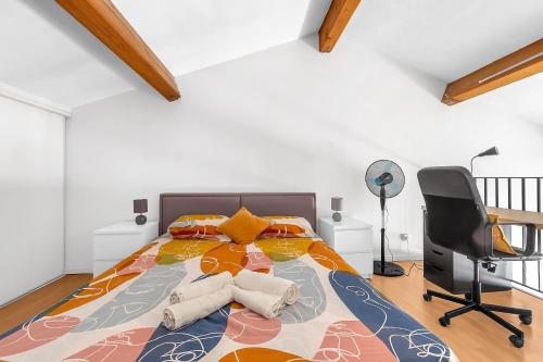 Duplex hyper center 5 min away from Promenade des Anglais