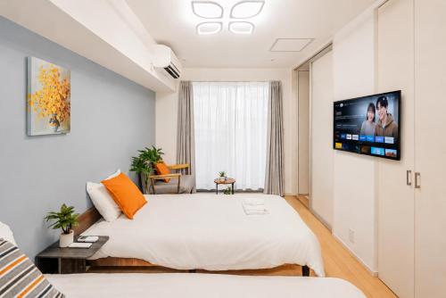 101 6-min walk from Higashi-Jūjō Station Cozy 1-Bedroom Apartment Direct Access to Akihabara & Ueno