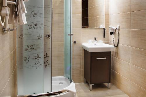 Kúpeľňa v ubytovaní Boutique Hotel's Bytom