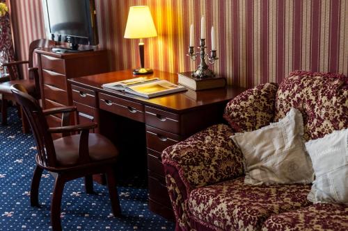 Ruang duduk di Gostiny Dvor Hotel