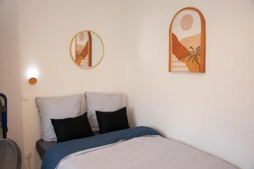 Chambre 4 confort avec cuisine, 10m2, salle de bain partagé avec une autre