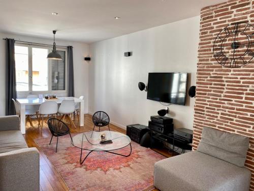 Le Jane : Centre ville, Garage, Balcon