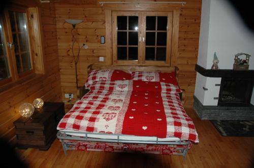 Postel nebo postele na pokoji v ubytování Chalet le Verger
