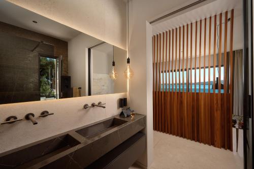 Beachfront Villa Malia near Trogir with Heated Pool & Jacuzzi
