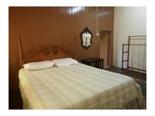 Katil atau katil-katil dalam bilik di Villasayang Homestay
