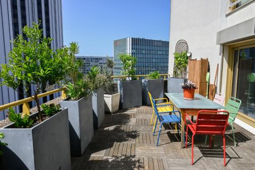 sur les toits de Paris