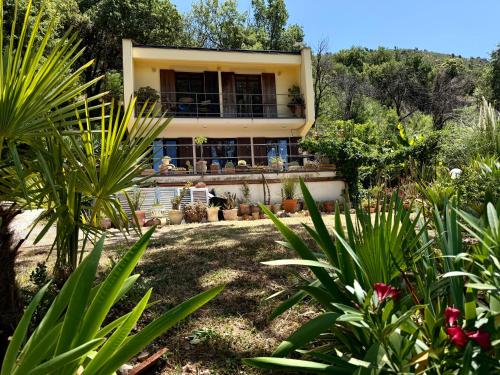 a house in the middle of a garden at Cefalù Forest Hideout in Cefalù