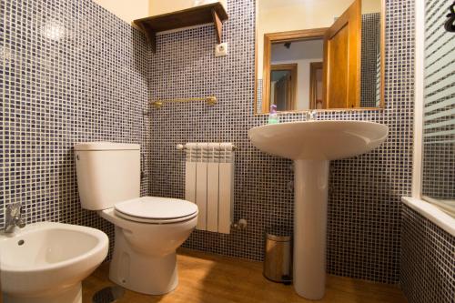 Koupelna v ubytování El Leñador I