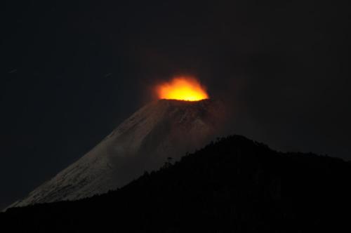 別荘から撮影された、または一般的な山の景色