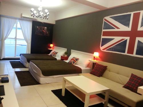พื้นที่นั่งเล่นของ Summer Kenting B&B