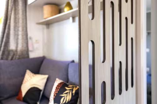 Mobil-home climatisé 68 pers à 2 pas de la plage
