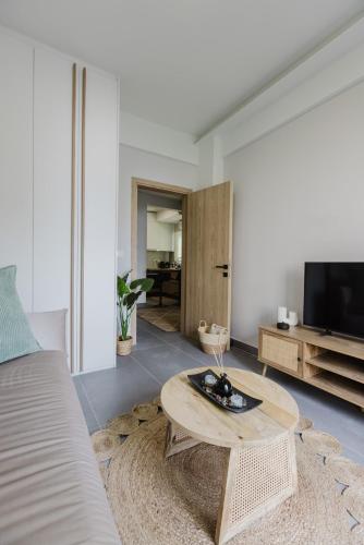 Chic Minimalist Kallithea Apartment