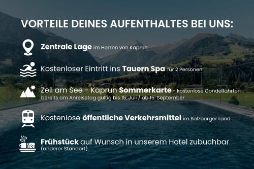 Apartment Dorfplatzerl by Simone's Platzerl - inklusive täglichem freien Eintritt Tauern Spa für 2 Personen und Sommerkarte