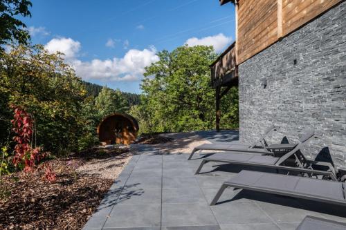 Chalet Lac Covered Hot Tub Sauna Mountain Views Gérardmer