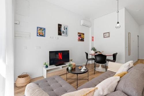 Loft Luminoso, Adaptado, Smart TV, AC, 2 Pax