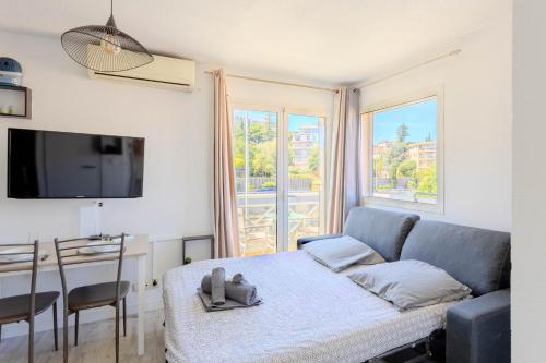Nice Studio avec climatisation proche des plages