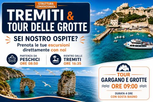 a flyer for a tourism tourable croatia croatia vacation packages at B&B Soldano in Peschici