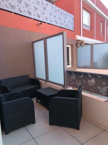 Studio Caïs Séjour cozy à Fréjus