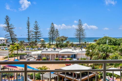 a view from a balcony of a resort at Alex Beach Resort 3BR Apt 428 in Alexandra Headland