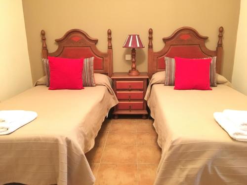 
Cama o camas de una habitación en Posada de Zorita de los Canes
