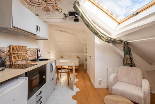 Studio cosy sous les toits, Centre Rouen