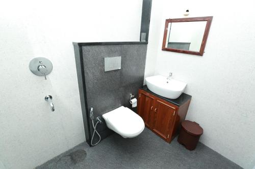 Salle de bains dans l'établissement Aditi
