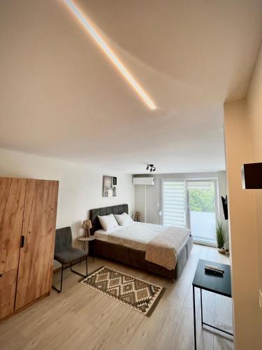 Level up - A Duplex , Modern 2-Level Apartment -Parking available for a small car or easy street parking in the neighborhood