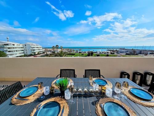 Face à La Mer, Superbe Roof TOP, Vue Mer Panoramique, Solarium, Clim