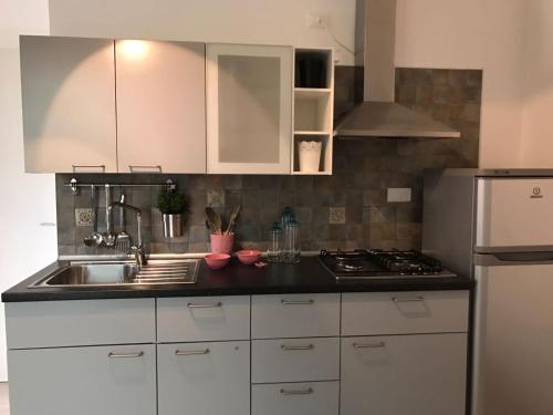 Kuchyň nebo kuchyňský kout v ubytování B&B ViaDelMare