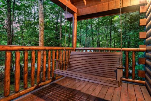 Cute Couples Cabin with Hot Tub Theater Fire Pit photo 20