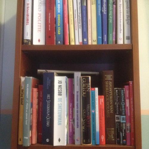 ホステルにある図書室