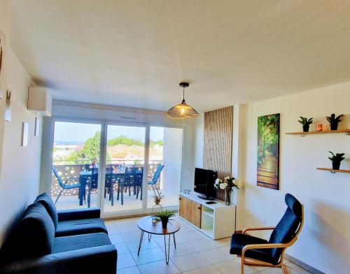THAU-INDIGO, Appt Neuf, Standing, Prox Plages, Terrasse, Parking, Climatisé