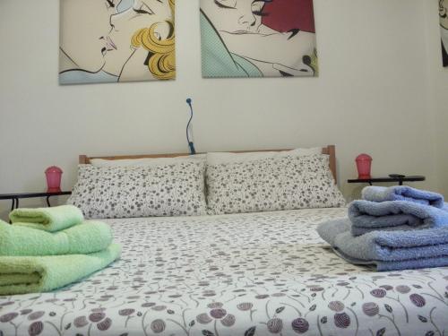 Cama o camas de una habitación en Alfieri B&B