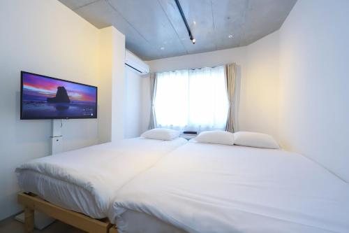 One room in a newly built condominium